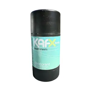 KAFX Body Clean Sheets Coffee Infused Natural Deodorant 75g Stick Alcohol-Free Ammonia-Free Neutralizes Body Odor Clean Fresh Linen Scent