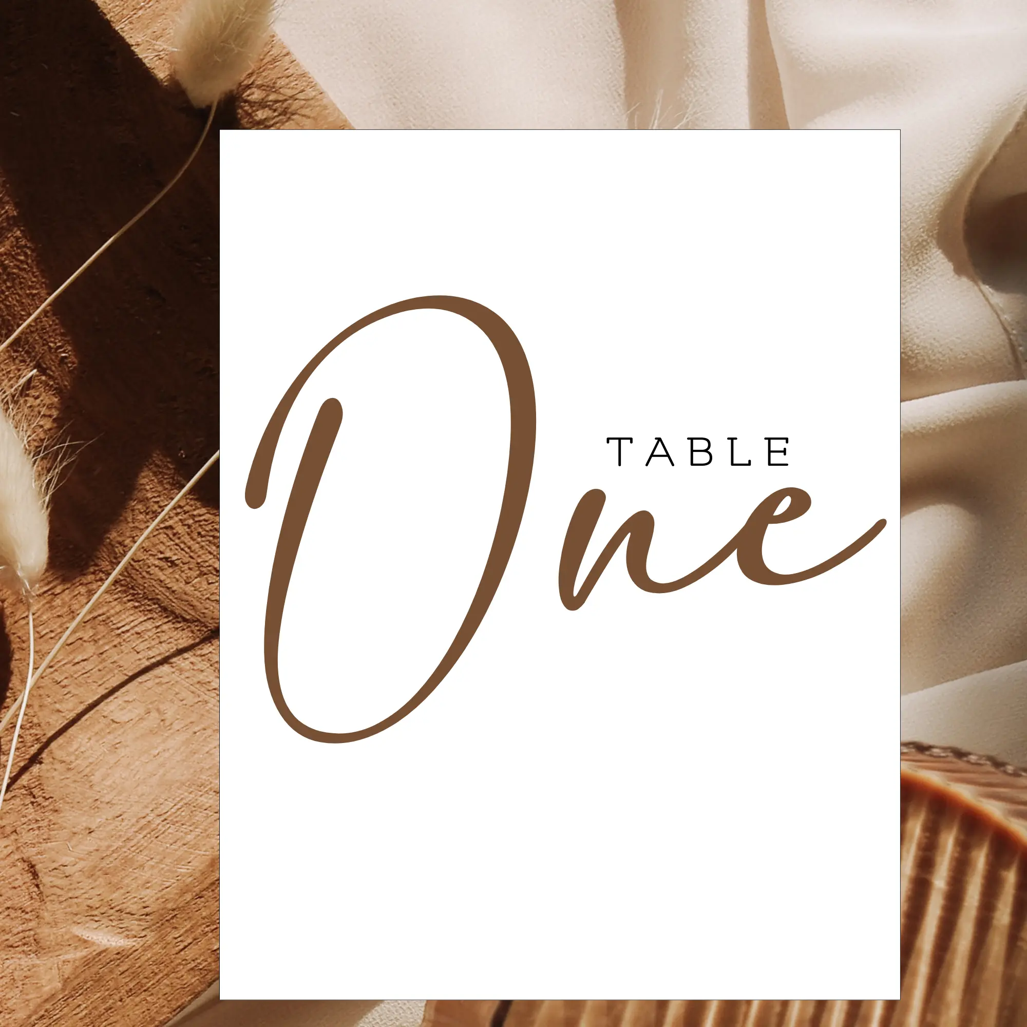 Bohemian Handwritten Wedding Table Number Signs, Boho Table Signs, Wedding Table Signs, Boho Wedding, Bohemian Table Number Signs