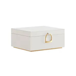 2-Layer Jewelry Box White