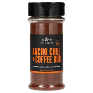 The Spice Lab Ancho Chili + Coffee Rub, 5.5 oz ( 155 g)