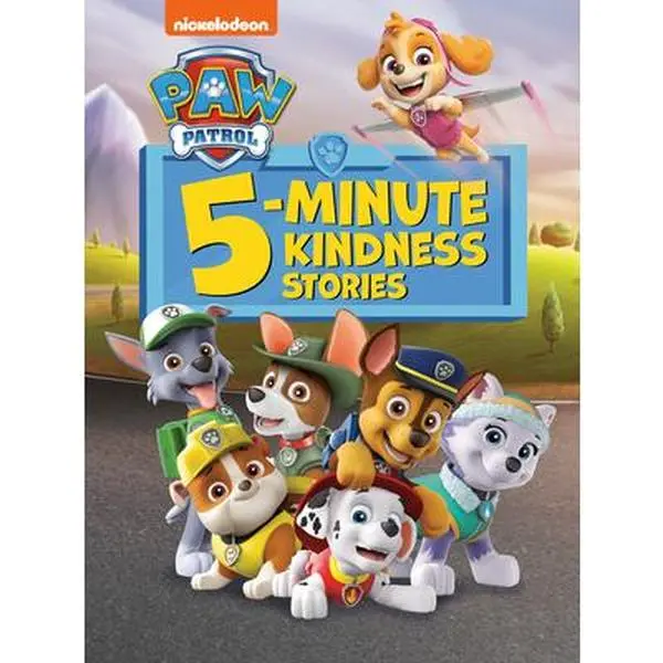 Paw Patrol 5-Minute Kindness Stories English Book - Chase, Skye, Adventure Bay, Random House Hardcover, Nickelodeon, Read in 5 Minutes