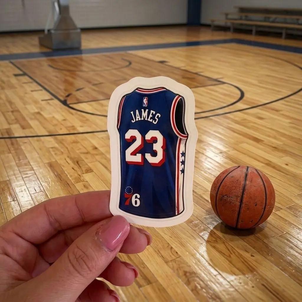 LeBron #23 Basketball sticker