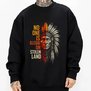 Native American Heritage Indigenous Pride Unisex Hoodie Loose Fit Medium Heavy Cotton Blend True to Size for Men & Women S-5XL 311204