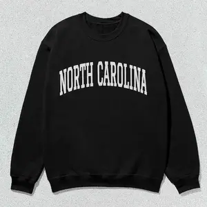 North Carolina Sweatshirt Collegiate Crewneck Sweater Unisex
