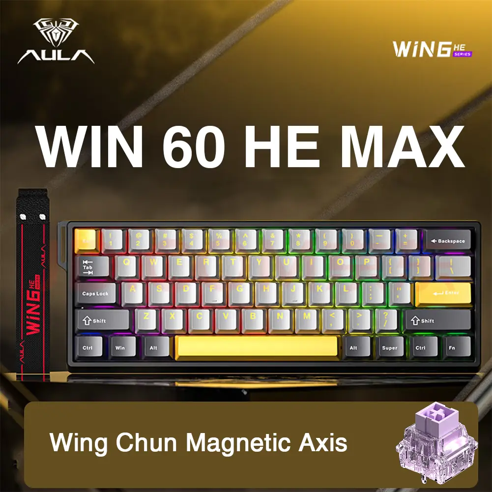 WIN60 HE MAX-Drak Grey&Light Grey&Yellow