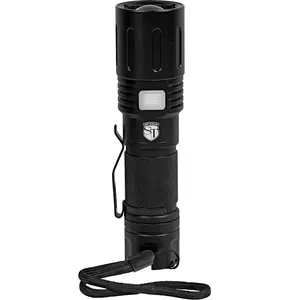 3000 Lumen LED Rechargeable Tactical Flashlight Zoomable Long Battery for Outdoor Camping, Emergency, Survival