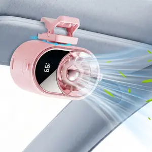 Smart Clip-On Cooling Fan, 4-Speed Adjustable Portable Mini Fan, 360° Rotatable Rechargeable Clip Fan for Car, Stroller & Outdoor Use #SummerWins #DealsForYouDays