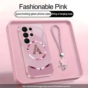 Suitable for [Galaxy S26 Ultra] high-end MagSafe phone case🥰，and comes with a complimentary four-leaf clover lanyard—choose from all 26 letters.YM99