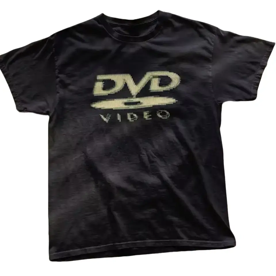 Y2K Retro DVD Video Graphic Baby Tee, Vintage 90s Cotton Baby Tee Funny Video Logo Print Top, Casual Streetwear Summer, Clothes Summer, Summer Cotton Baby Tee,  OOTD, Downtown Girl Baby Tee