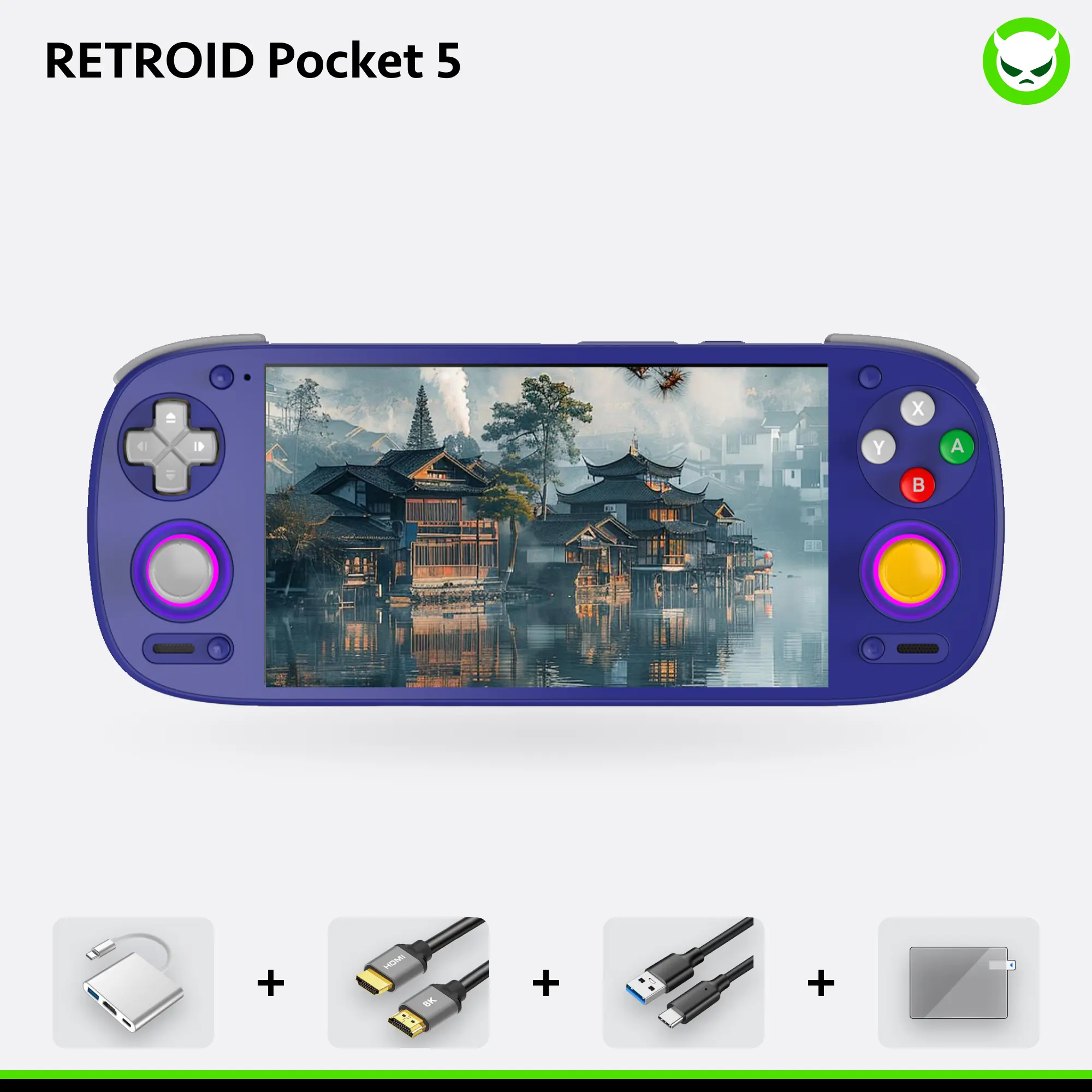 Retroid Pocket 5【Ready to Use】Handheld Console SD865【Buy 1 Get