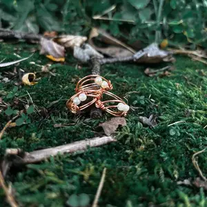 Copper Wire Fidget Ring