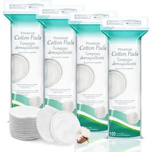 400PCS Soft Lint Free Cotton Pads for Face, High Absorbency Makeup Remover Pads for Facial Cleansing, Toner, Nail Polish Removal, Daily Beauty & Personal Care, Facial Cleansing Cloths