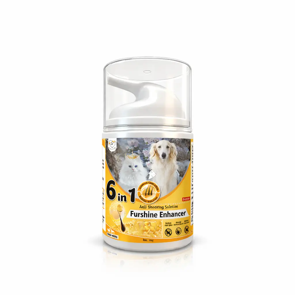 Cassiel Pet 6-in-1 Biotin Anti-Hair Loss Formula Promotes Healthy Skin Rich in Fish Oil and Essential Vitamins Add High Levels of D-Biotin Smoothens Strong Joints Suitable for Cats and Dogs Add to Food or Feed Directly Shiny Coat Simple and Convenient