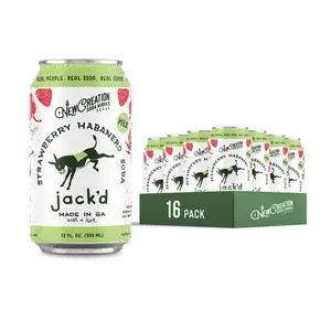 Jack'd Strawberry Habanero Soda (16 Pack)