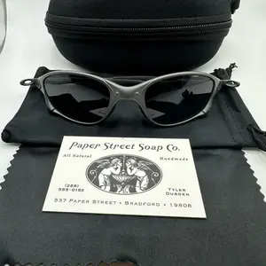 P16 Paperstreetshade Fight Club Tyler Durden metal with case polarized lenses Brad Pitt sunglasses