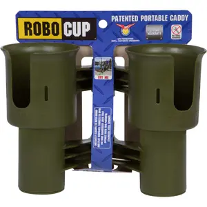 RoboCup Olive Clamp-On Cup Holder