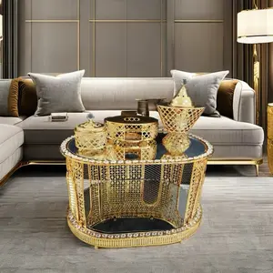 Timeless Habesha 4 pieces Coffee Table Set REKEBOT.