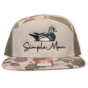 The Original Simple Man Wood Duck Trucker Hat - Multiple Color Options