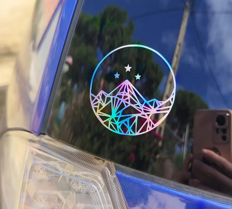ACOTAR Velaris - Holographic Vinyl Sticker - Decal for car laptop bottle glass - Bookish gift