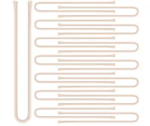 Round Oil Lamp Wicks 1.3FT Cotton Braided Lamp Wicks Replacement for Candle Lamp, Oil Lamp Wicks Only