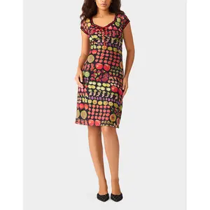 Betsey Johnson BETSEY'S FRUIT DRESS BLACK MULTI