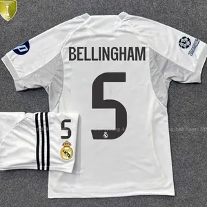 Real Madrid 25/26 Home Football Kit, Soccer Jersey and Shorts Set
