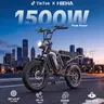 【HiEHA】1500W Peak Power Electric Bike for   Adult, 34MPH Max Speed, 30-70 Miles Range, Full Suspension, 20"×4.0" Fat Tires, 48V 15AH Removable Battery, All-Terrain, UL 2849 Certified, Commuter Energy-saving Ebike, Fast Charging,  TikTokShopFallDealsForYou