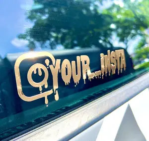 Custom Drip Decal Compatible With Instagram car sticker Custom Drip Decal Compatible With Instagram car sticker