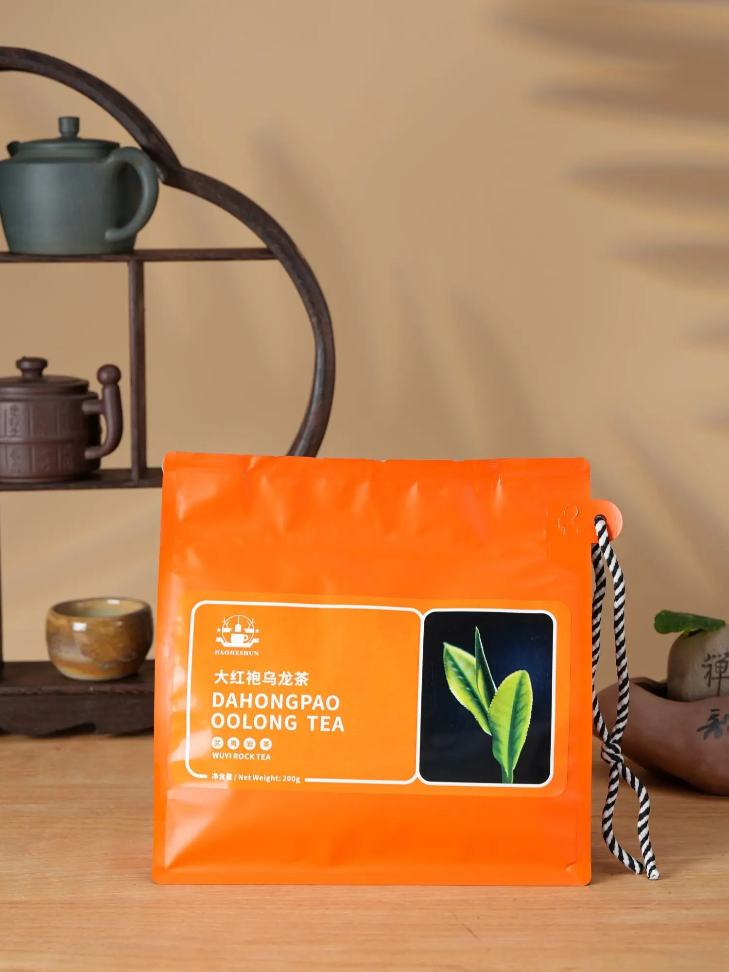 Nature's Finest Da Hong Pao Tea Blend - Beverage with Floral Notes, 200g Flower Tea