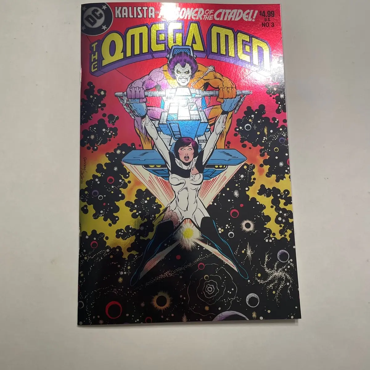 OMEGA MEN #3 FOIL FASCIMILE Collector's Edition Special Edition