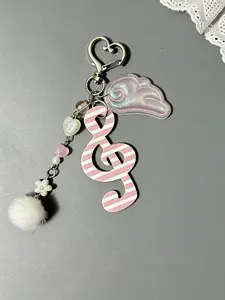 Bag Pendant Musical Note Bag Charm Three Styles Available Complex Design Sweet And Cute Korean-Style Artsy Gifts For Friends & Couples For Bags And Keys Bag Chain, Purse Accessories
