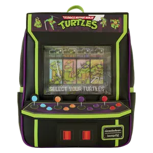 Teenage Mutant Ninja Turtles 40th Anniversary Vintage Arcade Lenticular Glow Mini Backpack