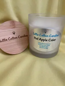 Little Cotton Candles Hot Apple Cider Soy Candle - Fall Collection