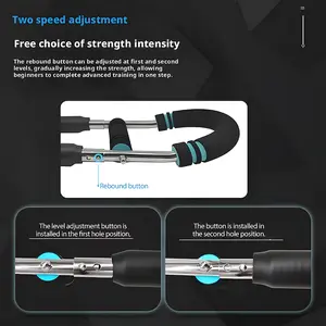 Men’s Adjustable Arm Strength Trainer Forearm Grip Strengthener Home Gym Exercise Equipment for Chest Workout