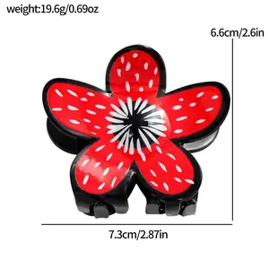Sci-fi horror American TV series-themed man-eating flower hair claw, multi-functional hair accessory hair claw