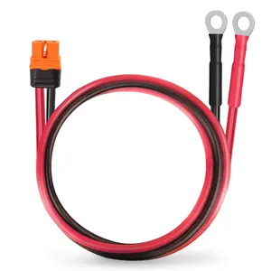 XT60i to O Ring Terminal  10 AWG 3FT XT60i Female to O Ring Connector XT60i-F Extension  for Portable Power Station Solar Generator