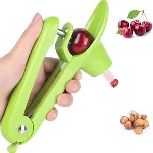 Heavy-Duty Cherry and Olive Pitter Corer Tool (Green) - TikTok Viral 2024, Ideal for Halloween Decoration 2024 Fruit Kitchen