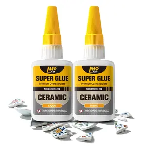 Ceramic Super Glue Liquid, Clear Instant Cyanoacrylate Adhesives for Ceramic Repair  Safe, All Purpose CA Glue for Shoe Plastic Leather Glass Model Metal  Pottery Porcelain Mugs Clay Dishes
