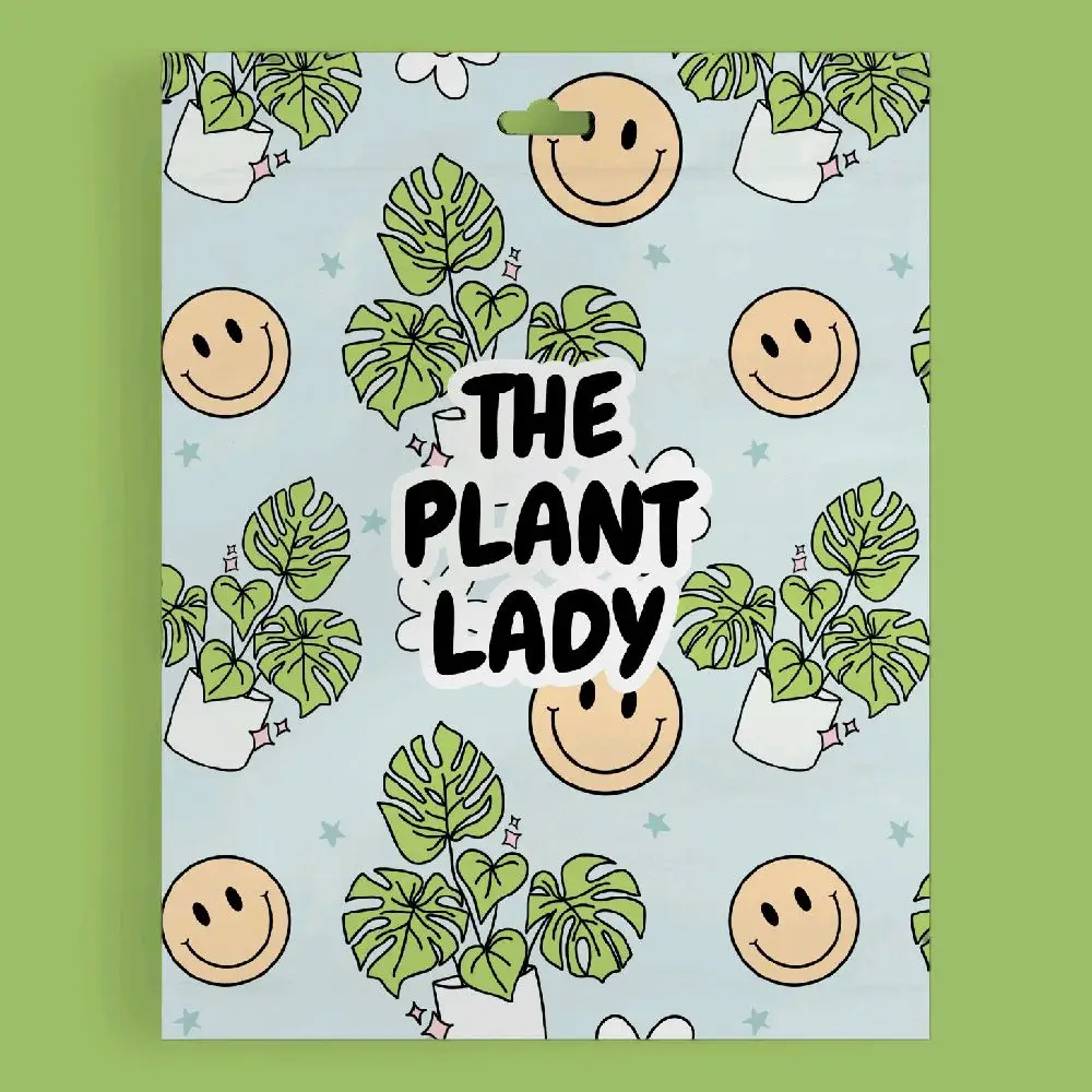 Plant Lady Mystery Bundle - includes tote, pouch, stickers, and keychain