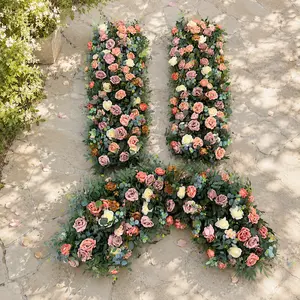 Artificial Flower Arrangement, Decorative Artificial Plants for Garden Wedding Decor, Durable, Easy to Assemble, Versatile Design