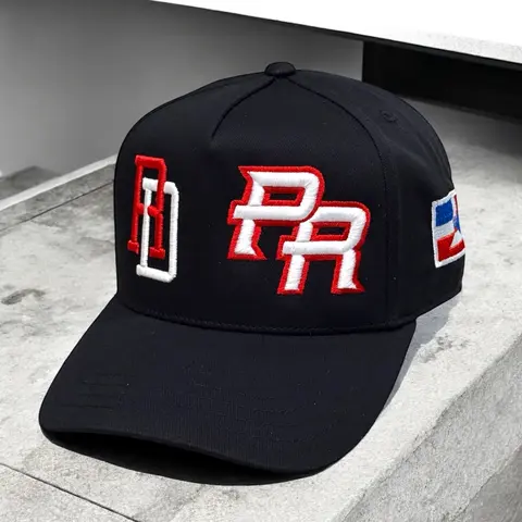 PR RD 5 Panel Snapback Cap wit Adjustable Fit