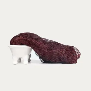 African Exfoliating Net Sponge, Ethically sourced from Nigeria, real authentic net sponge,Exfoliate Porous Hygiene Dries Quickly Skin Exfoliation Nature