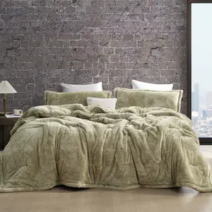 Coma Inducer Oversized Comforter - The Original Plush - Mossy Gray