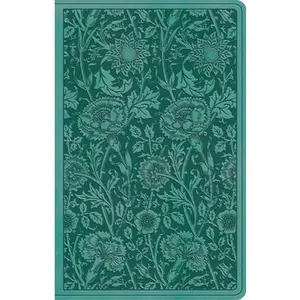 USED-ESV Premium Gift Bible (Trutone, Teal, Floral Design) by ESV Bibles (Imitation Leather)