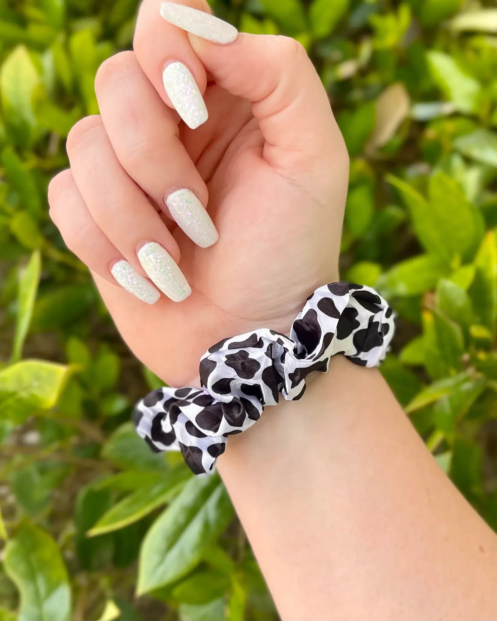 Cowgirl Cow Scrunchie Cowgirl Cow Scrunchie