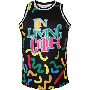 90's Wayans Basketball Jersey Black for Men S-XXXL Sports Shirt