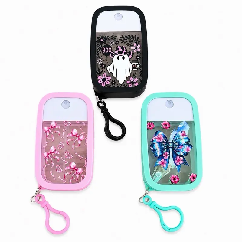 Refillable Plastic Customized Decal Spray Bottle