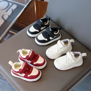 Kids' Solid Colors Non-Slip Breathable Sneakers, Toddler Sizes 0-6 Years Old, Unisex Infant Walking Shoes