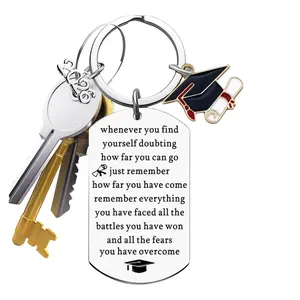 2026 Graduation Keychain - Graduation 2026 Gifts for Son, Pride Theme Charm Keepsake, Congrats Grad Backpack Charm for Ceremony Celebrations
