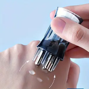 2pcs Creative Mino Scalp Applicator, Scalp Fluid Refill Massage Comb, Head Essential Oil Infusion Roller Ball Applicator